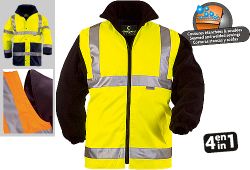 İthal Hı-Way (4in1) Polyester Reflektörlü Parka 0113 43-3 - 1