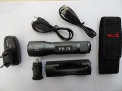 PS-19 Cree Led li Şarjlı El Feneri - 3