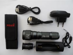 PS-15 Cree Led li Şarjlı El Feneri - 3